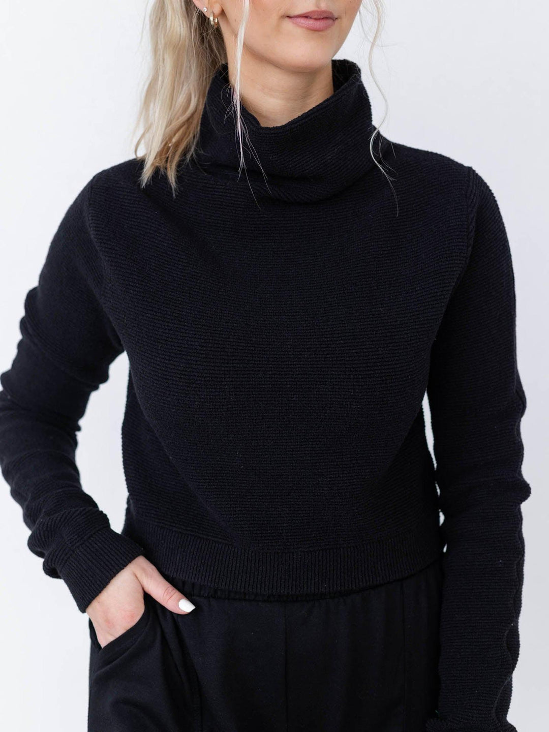 Free People Ottoman Mock Neck Pullover