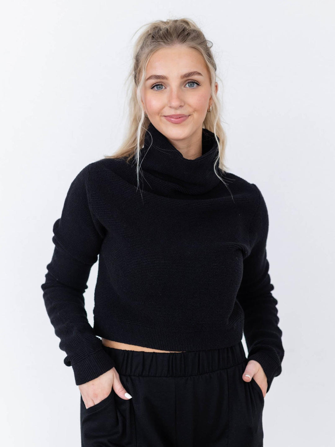 Free People Ottoman Mock Neck Pullover