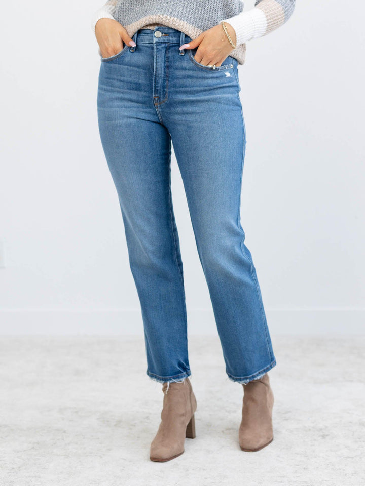 Good American Good Curve Straight LegDenim jeans