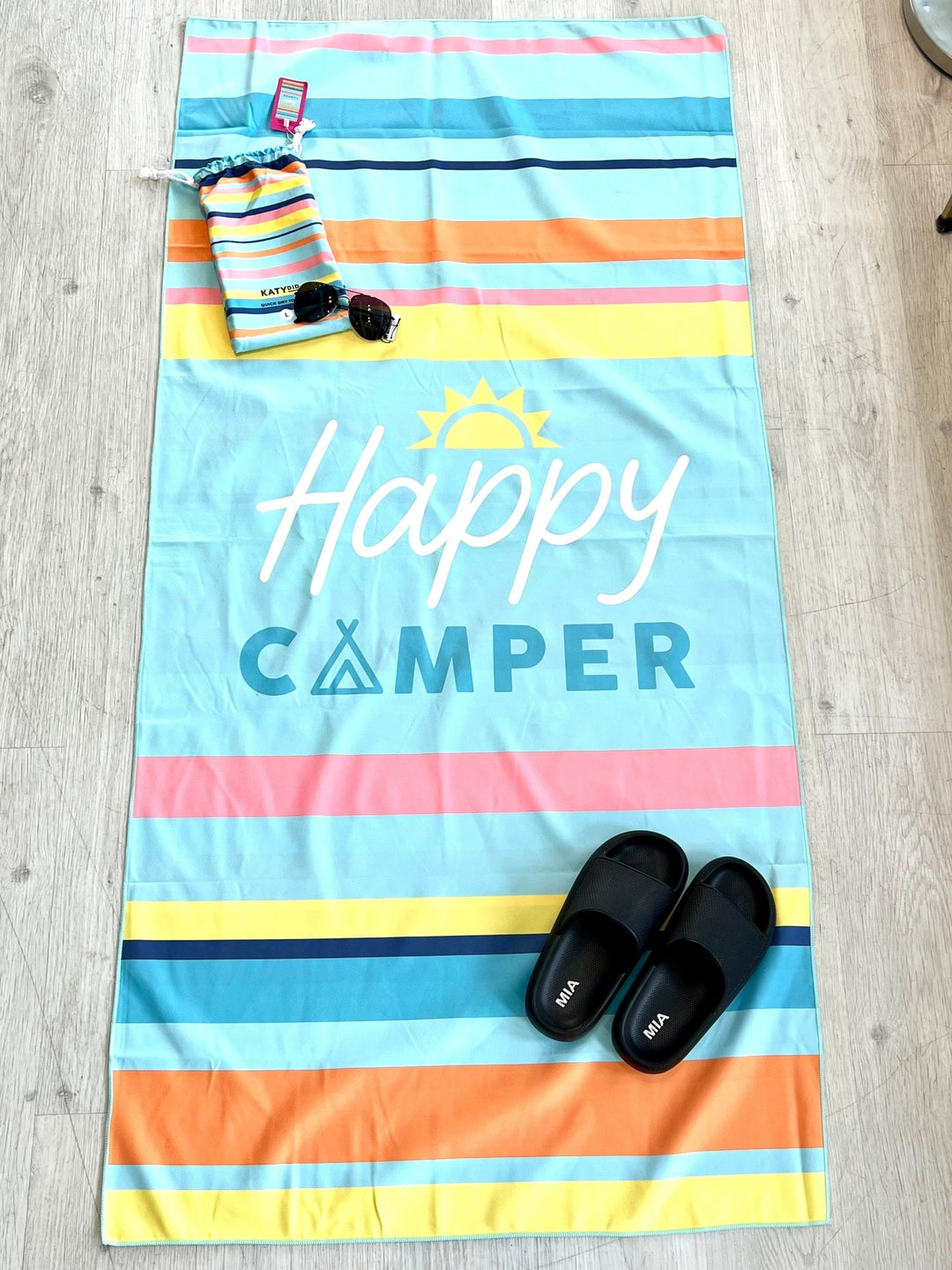 Katydid-Happy Camper Quick Dry Towel - Leela and Lavender