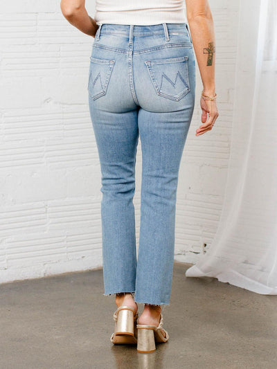 light wash mother denim