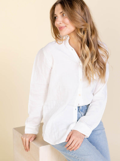casual button down blouse