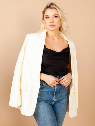 white blazer