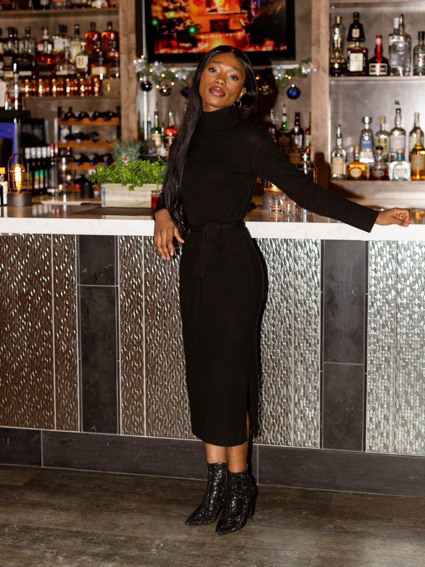 tie waist dress