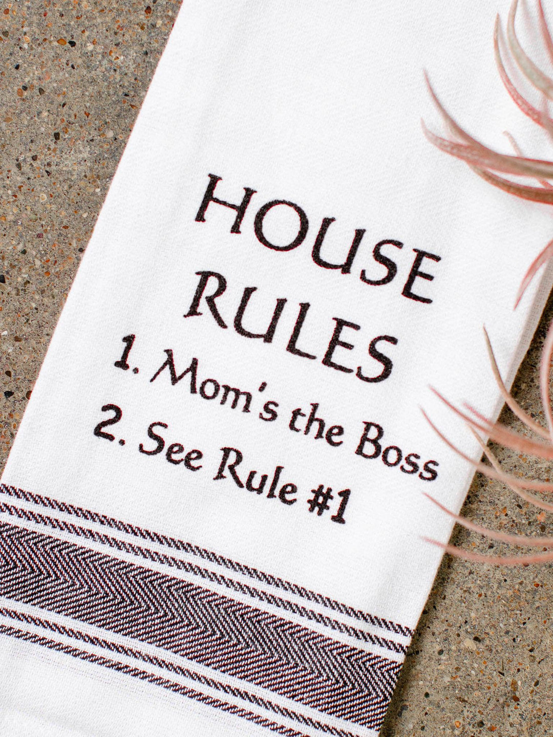 house rules towel