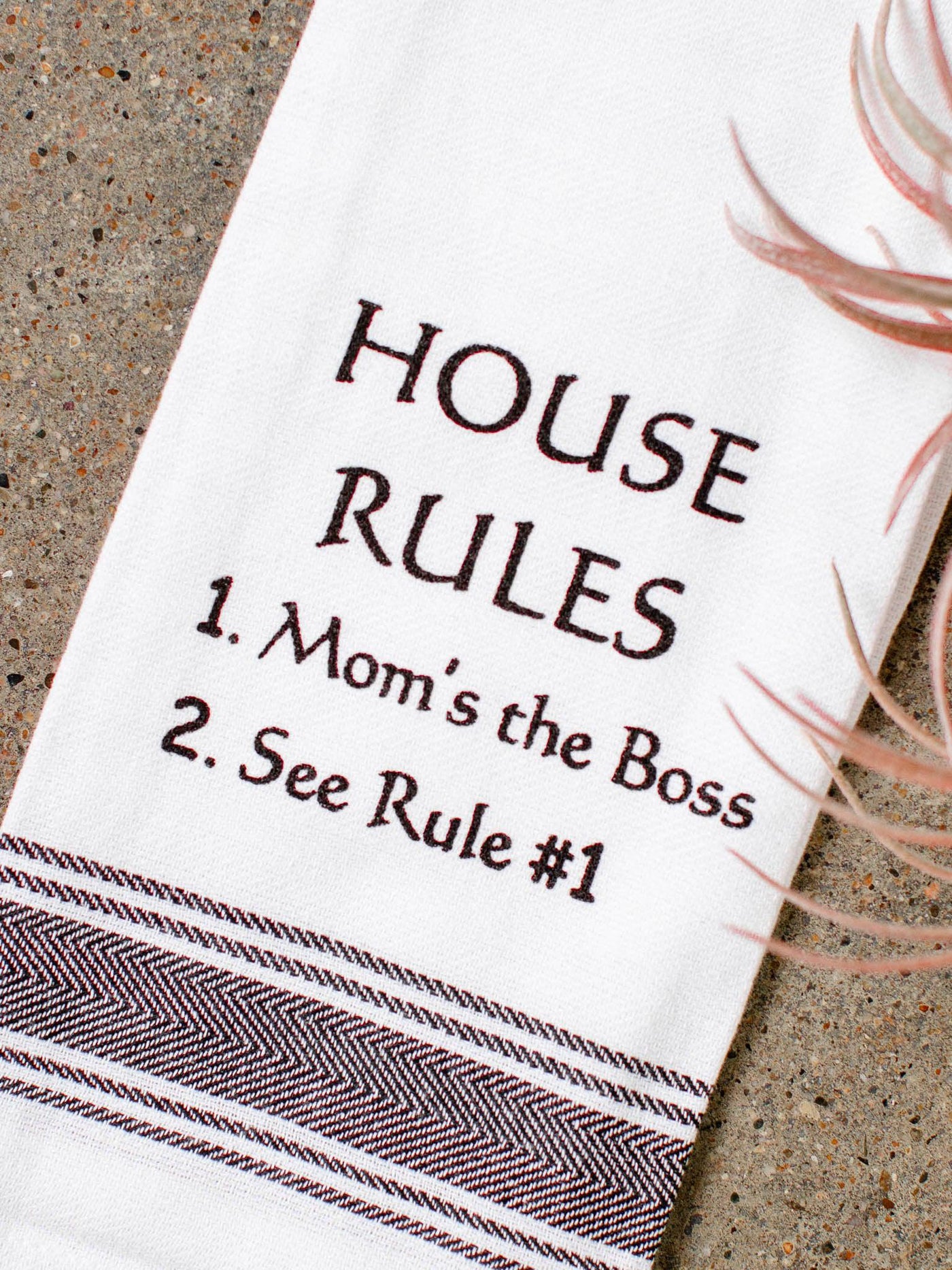 house rules towel