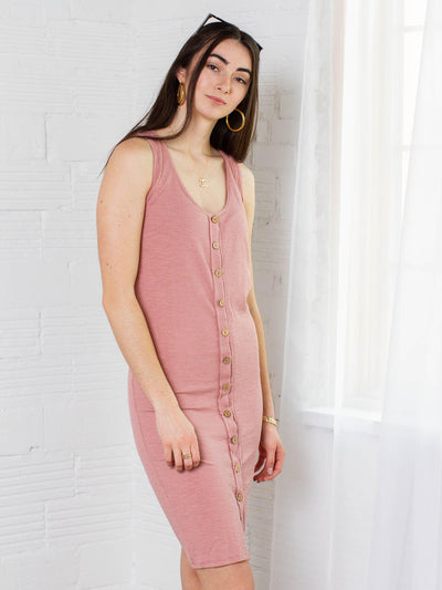 textured ribbed dress
