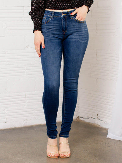 dark skinny denim