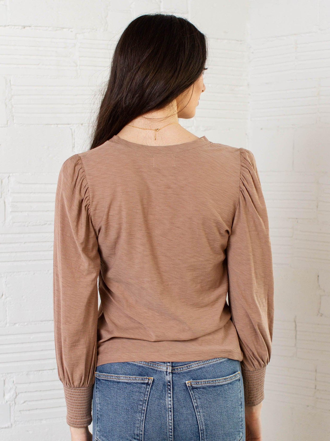 billowed cuff sleeve tee