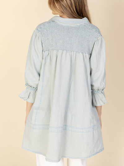 free people denim shirt