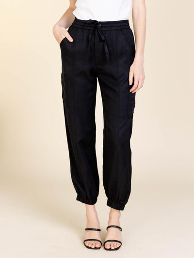 black jogger pants