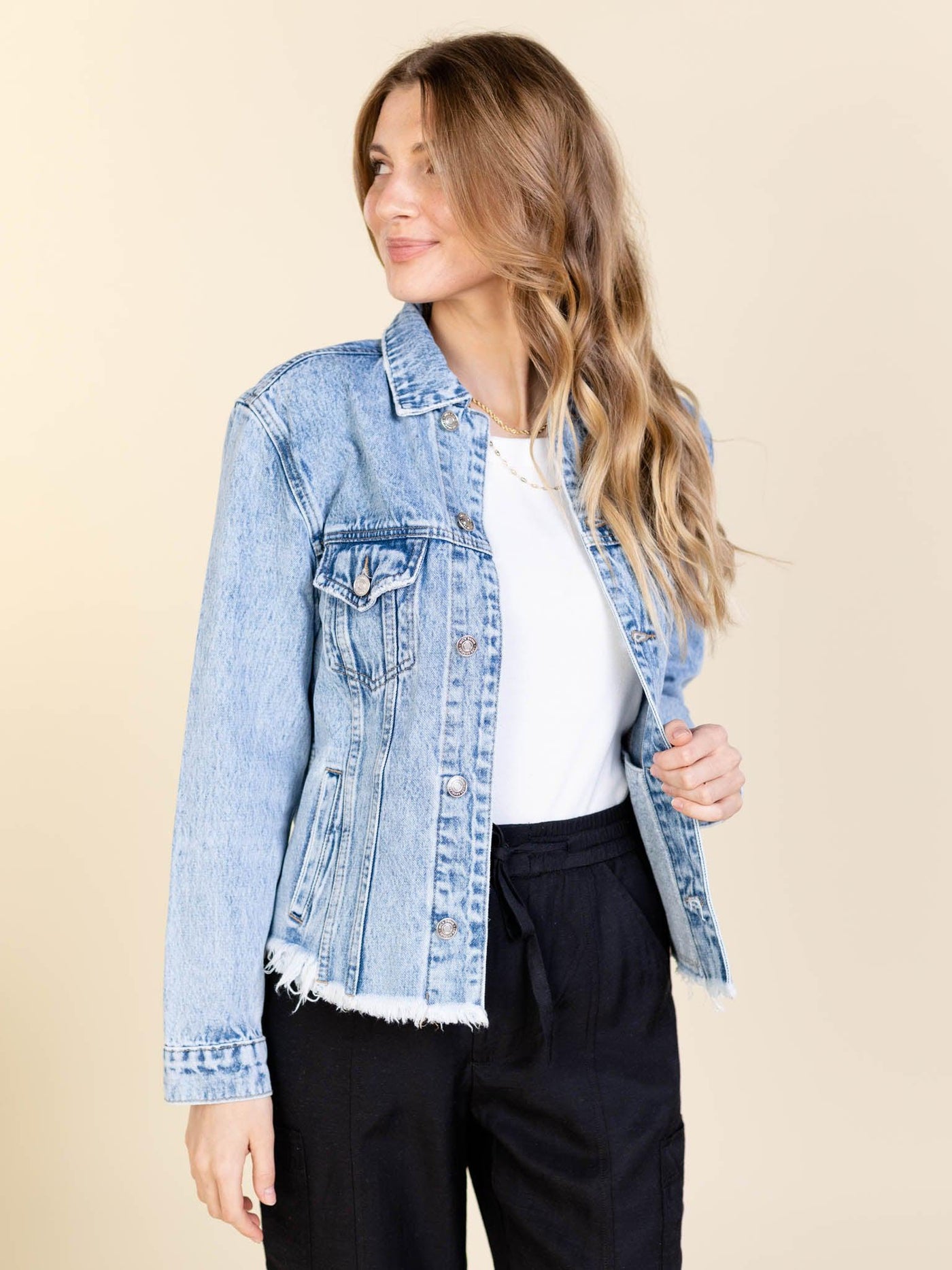 oversized denim jacket