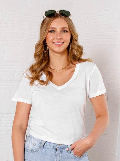 basic short sleeve top