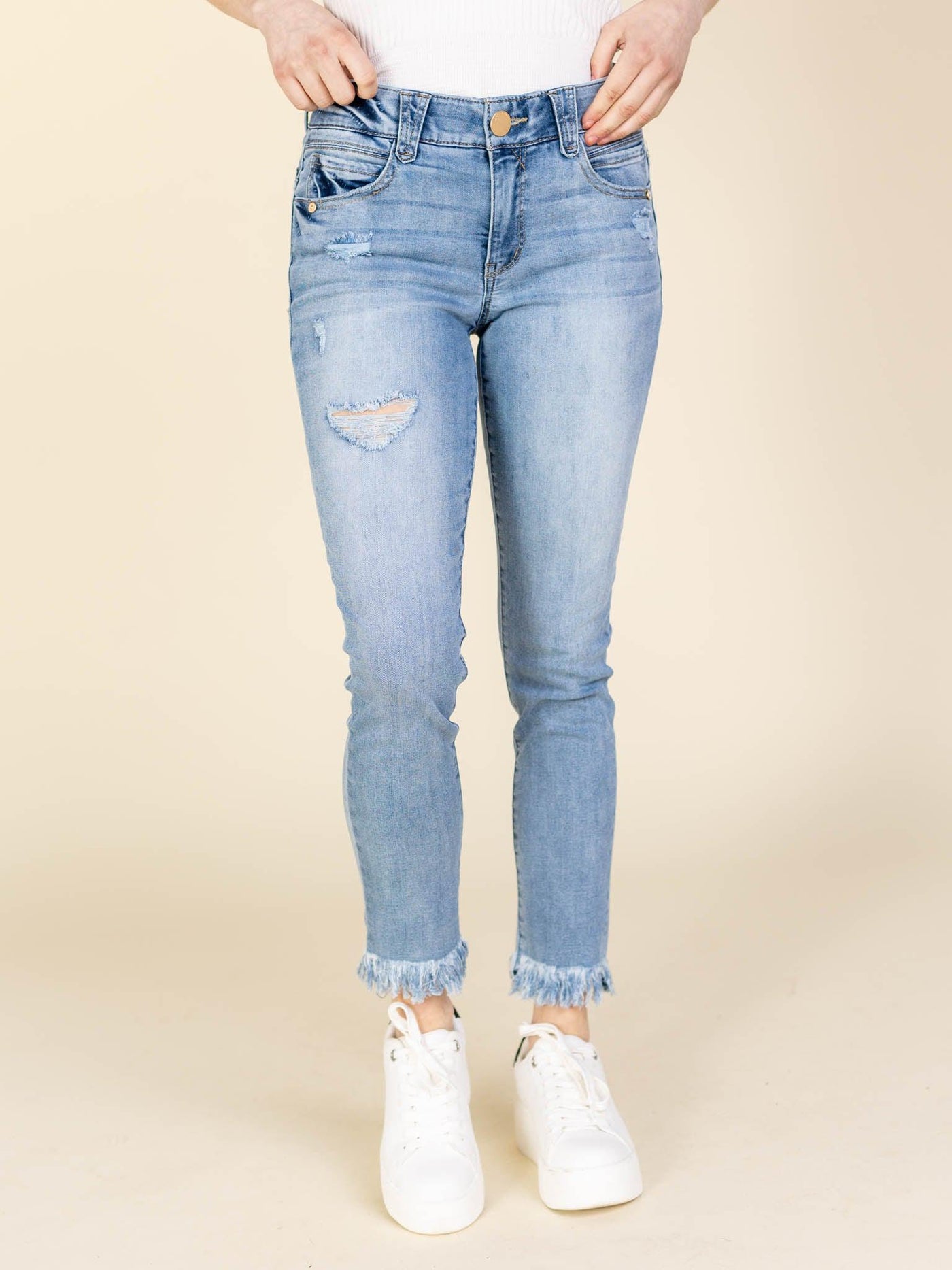 distessed skimmer denim