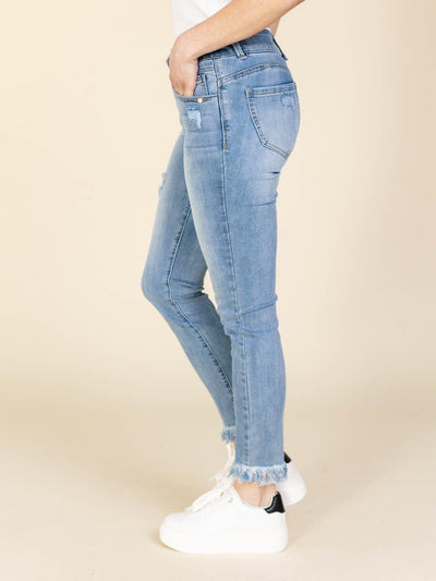 distressed denim