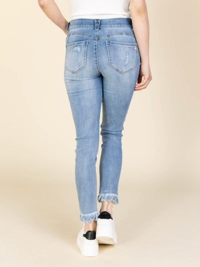 democracy fringe hem denim