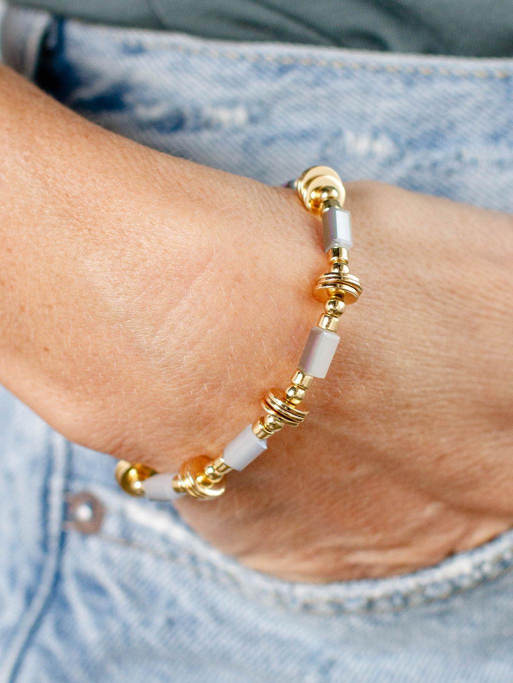 blue bracelet