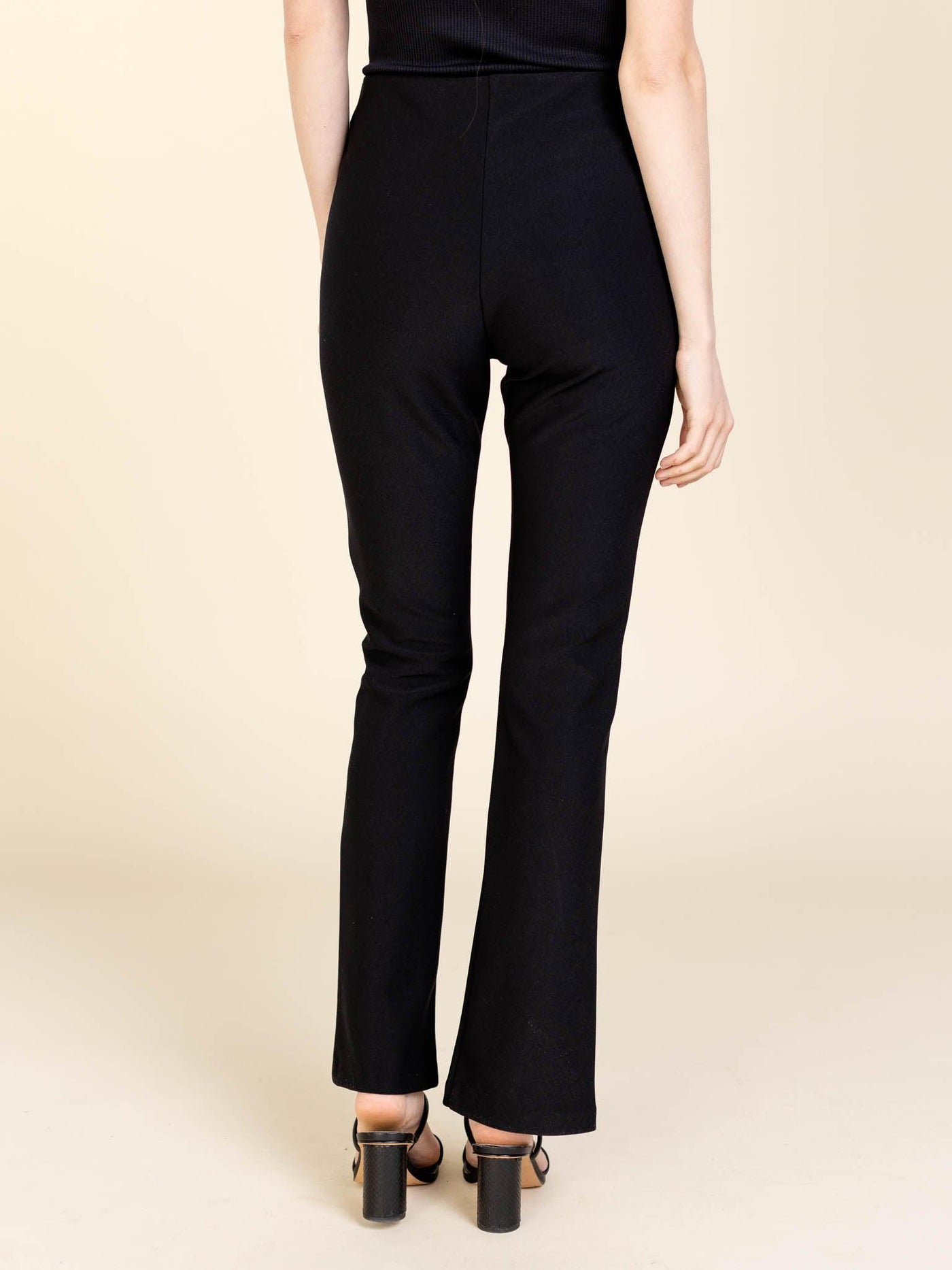 bootcut slit pants