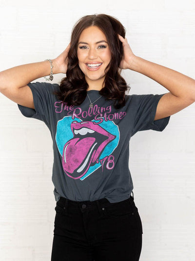 oversized vintage rolling stones tee
