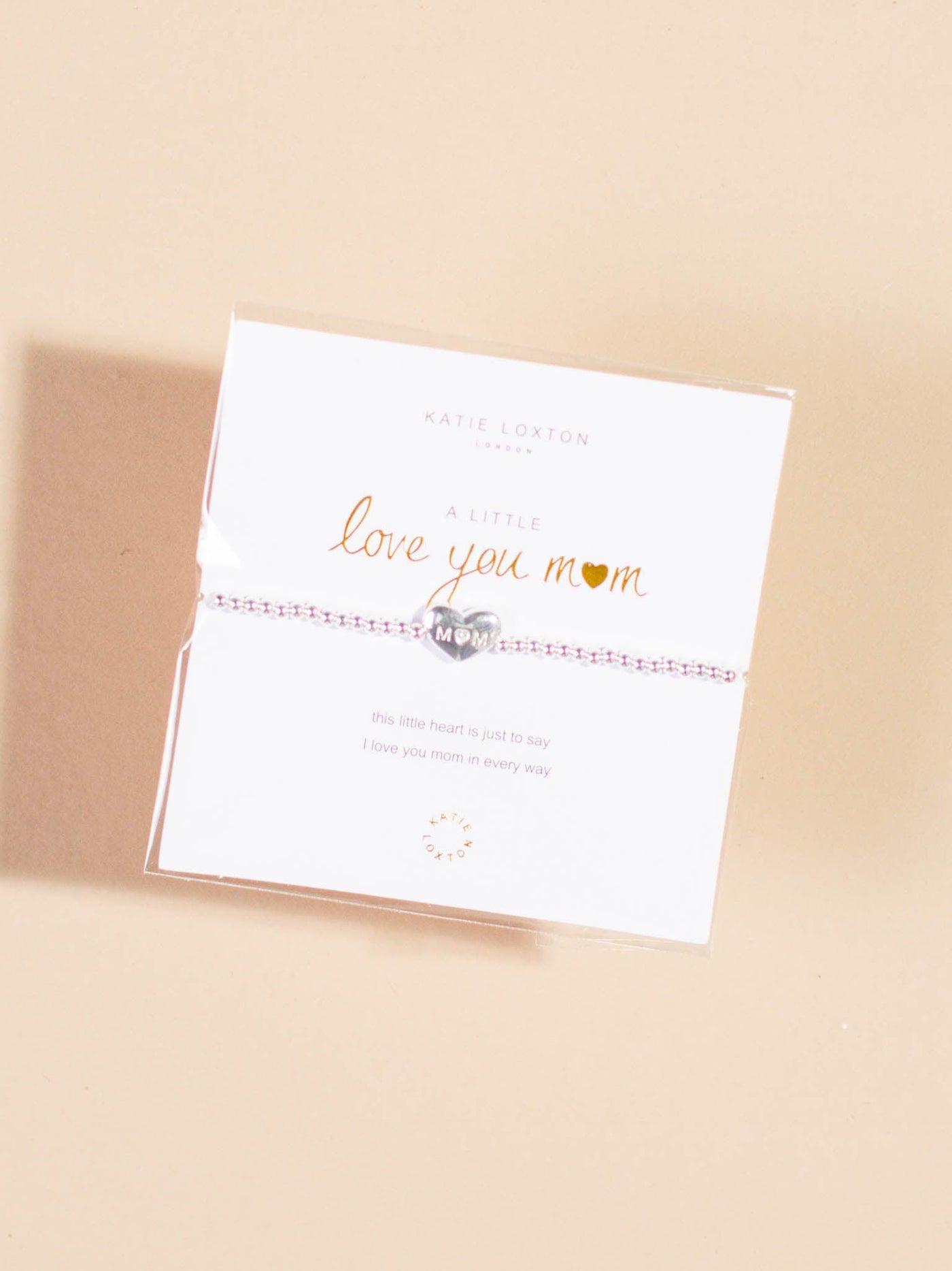 a little love you mom stretch bracelet