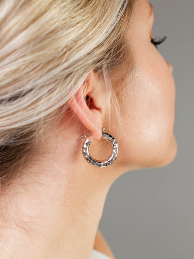luv aj silver hoops