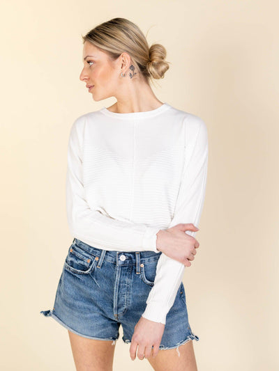 textured stripe sweater