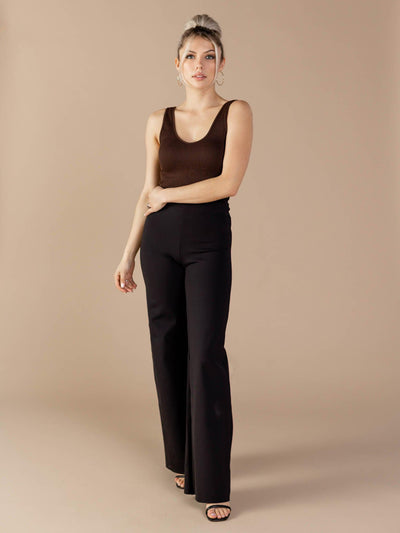 high waist wide leg