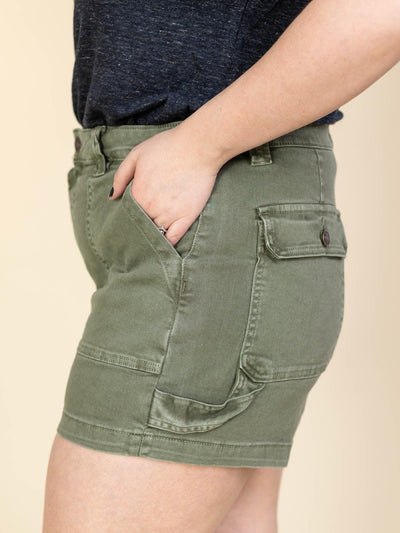 colored cargo shorts