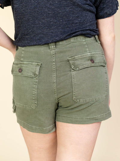 carpenter style high rise shorts