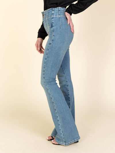 flare denim