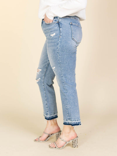 crop denim