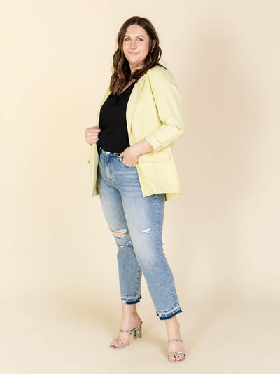 colored blazer