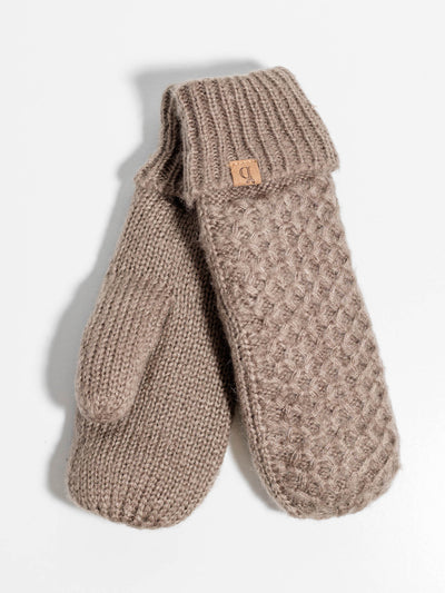 sherpa lined mitten