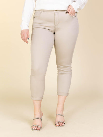 tan skimmer pants