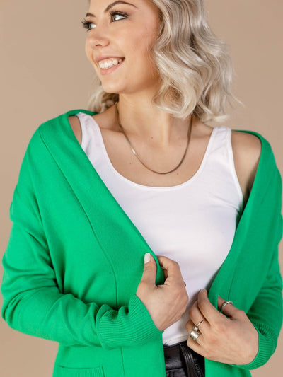 side slit cardigan