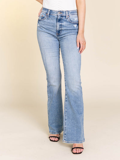 basic flare denim