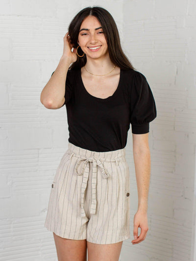side button pocket shorts