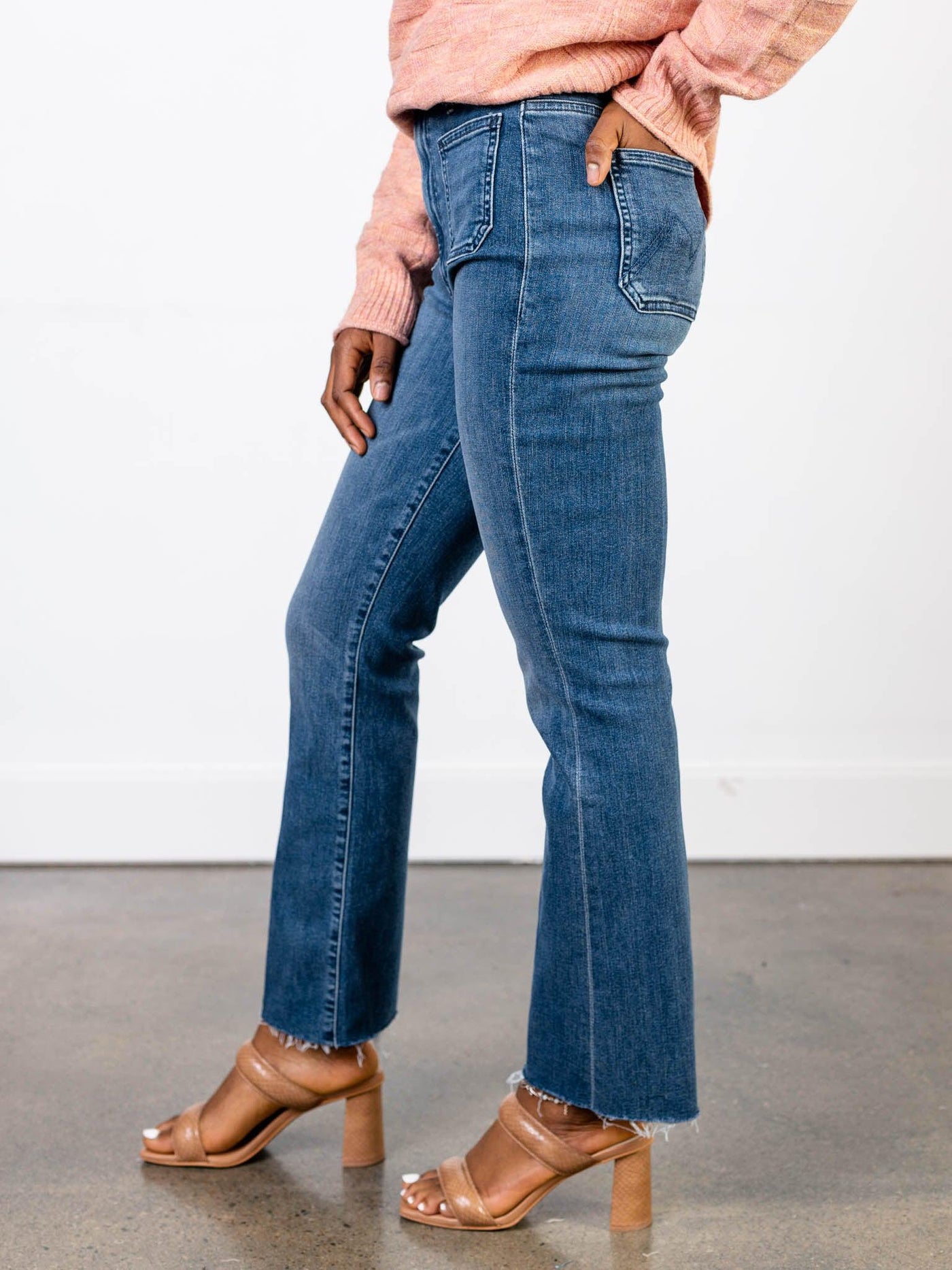 fray hem denim