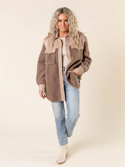 sherpa shacket
