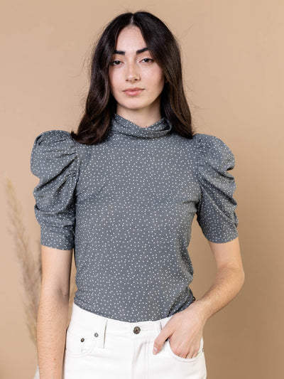polka dot top