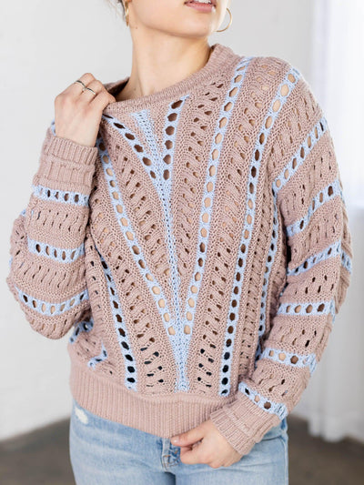 heartloom loose knit sweater