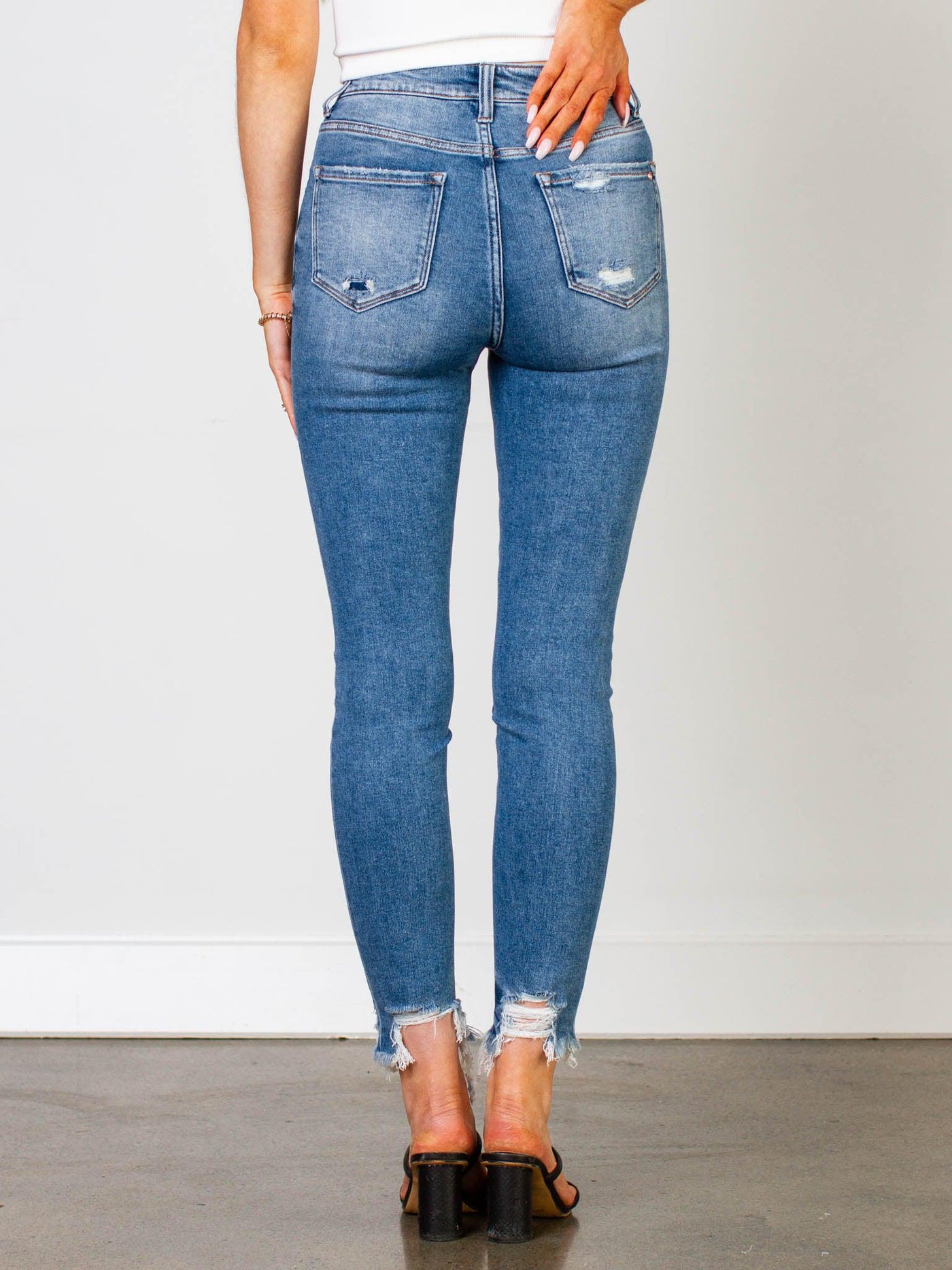 high rise mica jeans