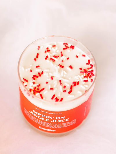 sprinkle christmas candle