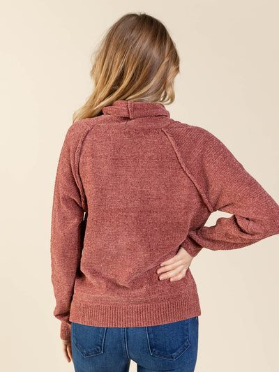 burgundy sweater