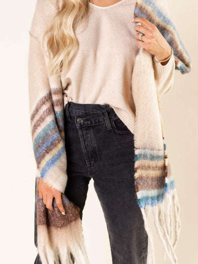 cozy oversized scarf
