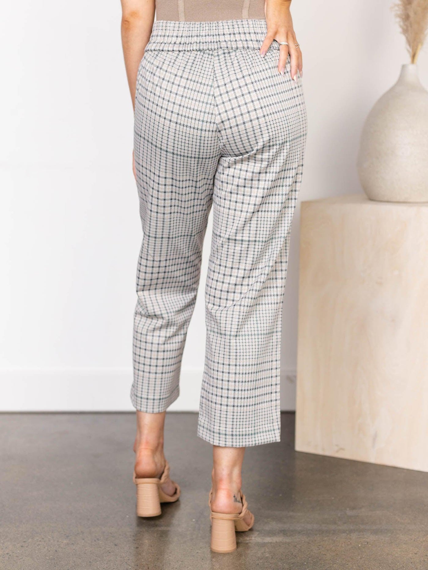 soft plaid pants