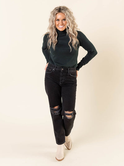 colored turtleneck