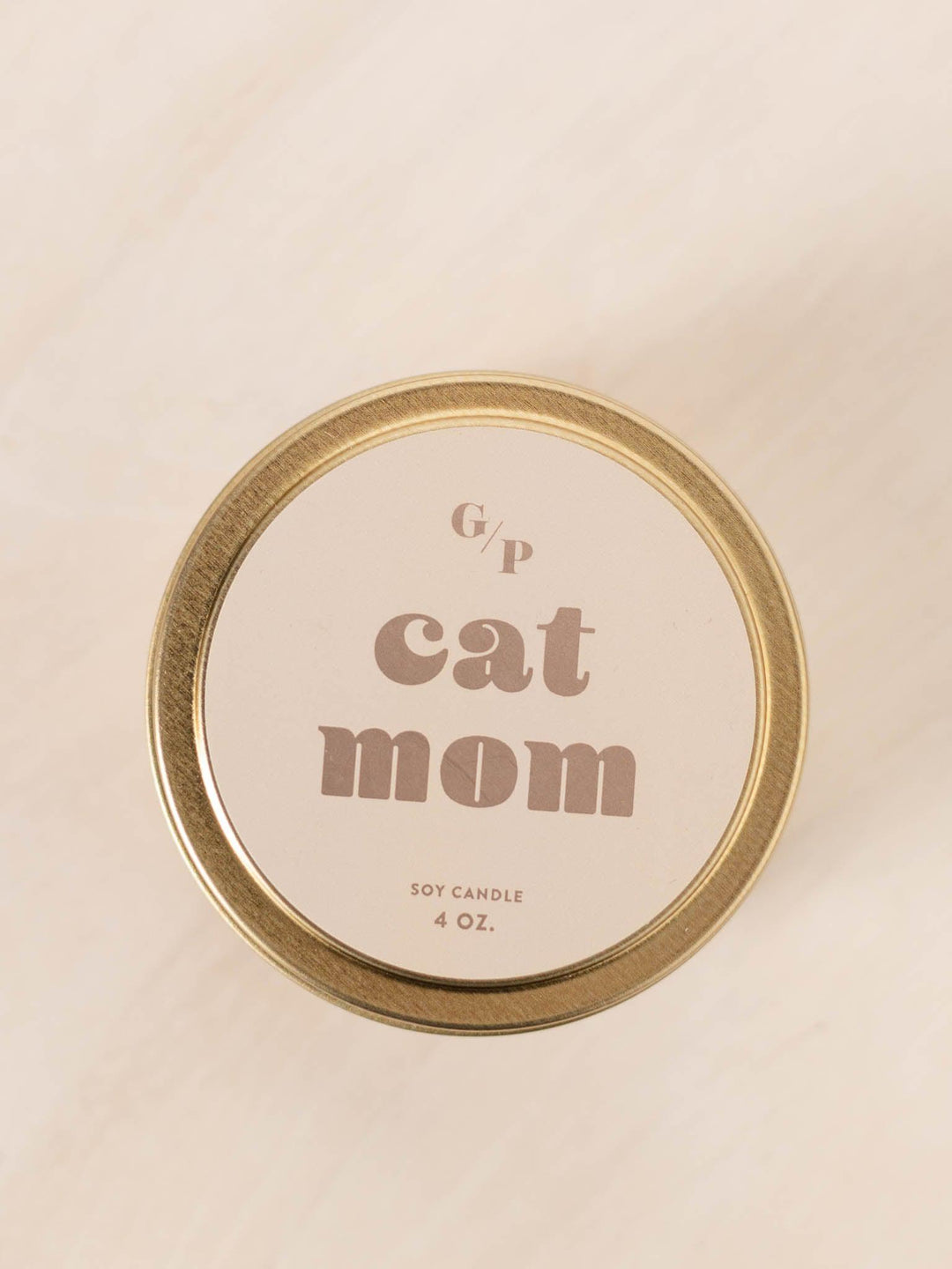 cat mom candle