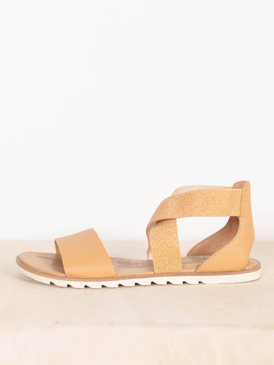 criss cross flat sorel sandal