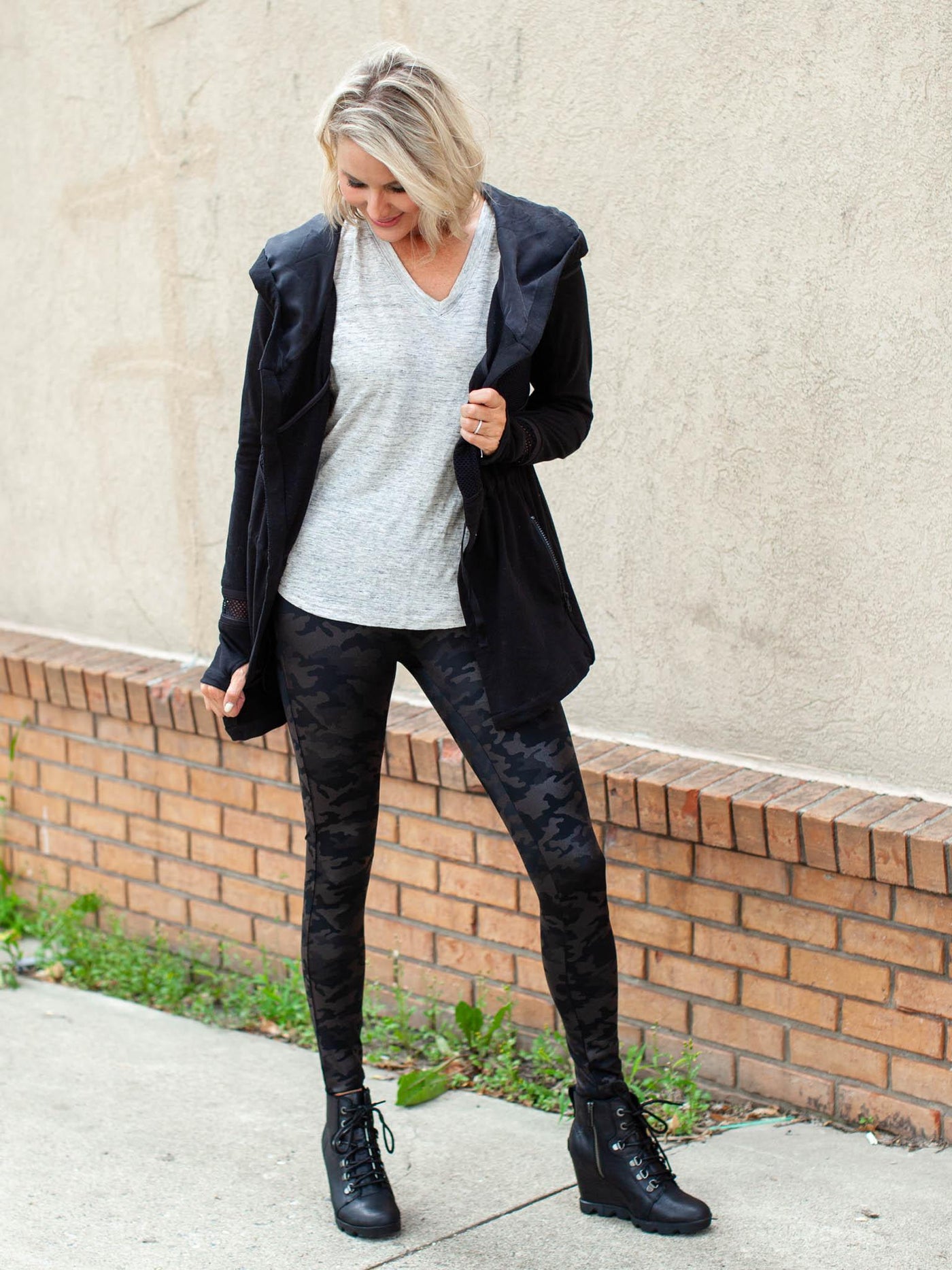 camo athleisure bottoms